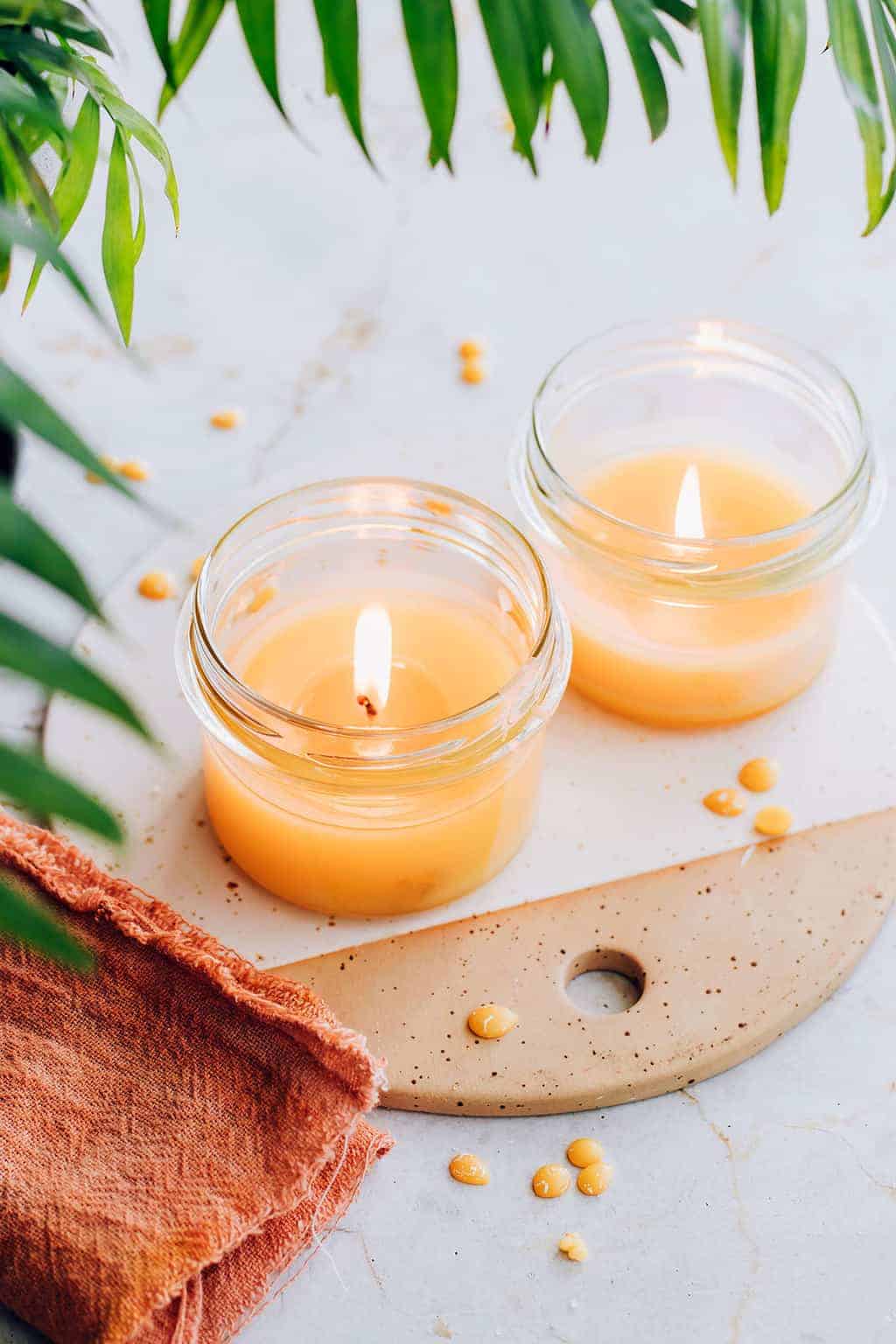 How to Make Beeswax Candles in the Oven